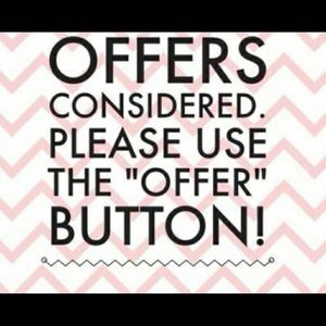 I consider all offers.